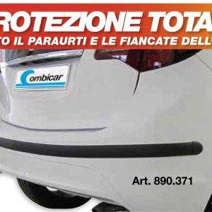 MODANATURA UNIVERSALE PROTEZIONE FIANCATA PARAURTI NERO 47mm x 6mm Lungh.5 Mt