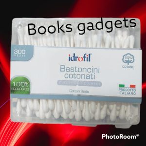 9 Conf. (2700 Bastoncini Cotonati) Idrofil Cotton Fioc Biodegradabili 100% Ecologici
