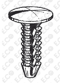 Per Fiat Ducato 2011> Kit 100pz Bottone Azzurro per Fissaggio Rivestimenti Interni