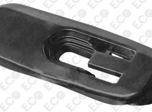 Per Audi A3 1997>2003 Kit 4pz Graffetta Nera per Fiancata Sottoporta/Batticalcagno
