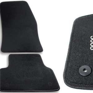 Per Peugeot 3008 Set 4 Tappeti Tappetini su Misura in Moquette Neri