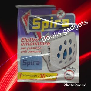 8 Confezioni SPIRA (8 Elettroemanatore Elettrico+80 Piastrine) contro Zanzare Tigri