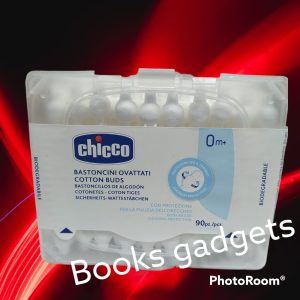 9 Conf. (810 Bastoncini Ovattati) Chicco Bebè Cotton Fioc Biodegradabili per Bimbi