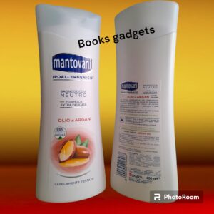 9 Flaconi Mantovani Bagnodoccia Neutro Dermoprotettivo con Olio di Argan 400ml