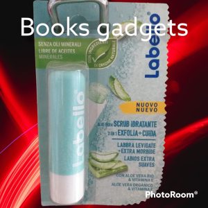 2 Pezzi Labello SCRUB IDRATANTE Labbra con Aloe Vera BIO e Vitamina E