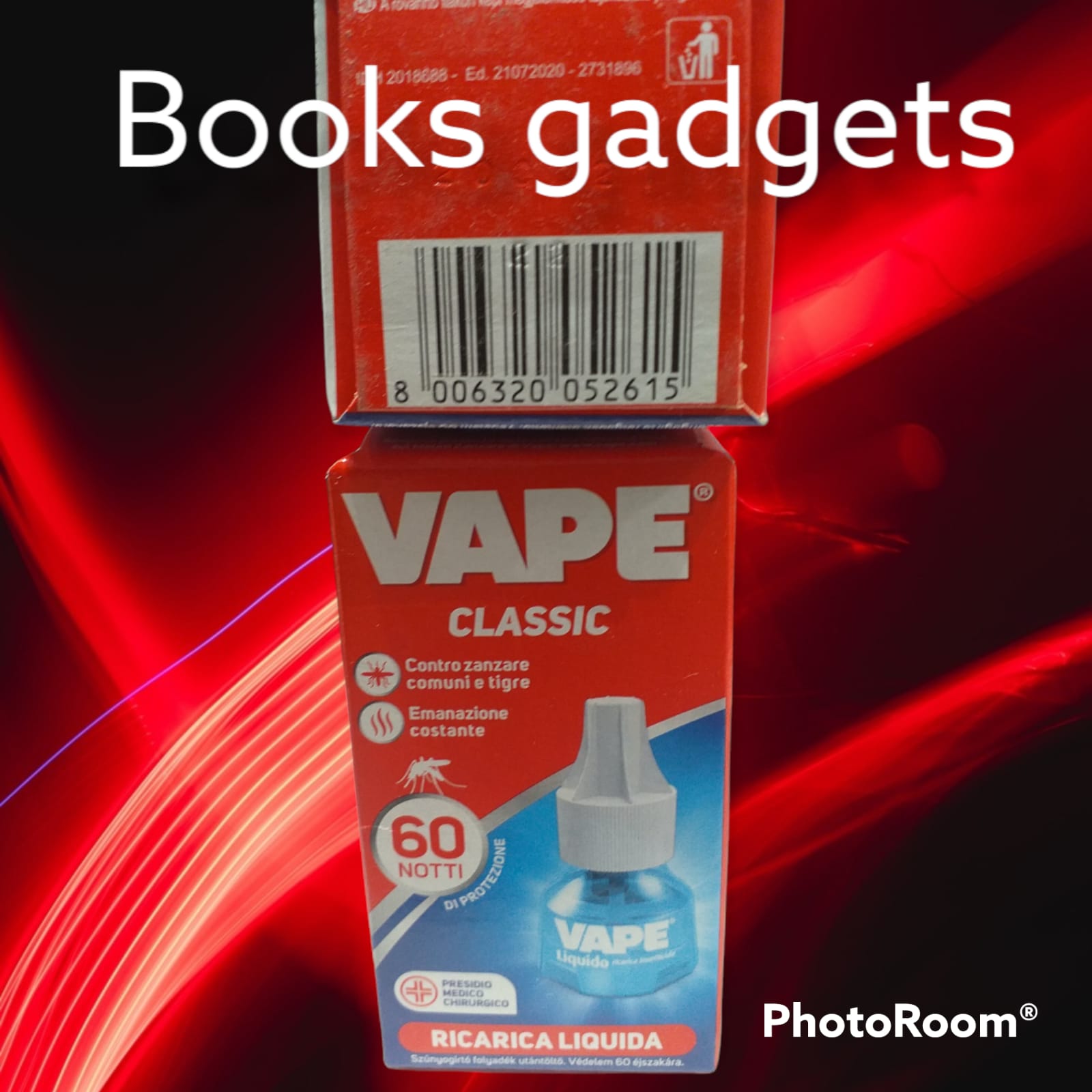 11 pezzi VAPE Classic Ricarica Liquida per Diffusore Insetticida Zanzare 60 Notti