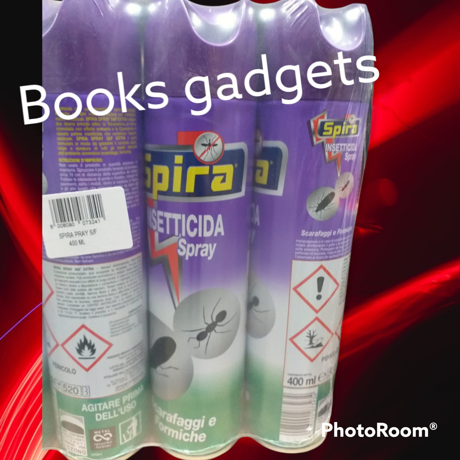 10 Pezzi Spira Spray Insetticida per Scarafaggi e Formiche 400ml