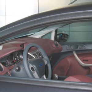Per FORD Fiesta 3 porte 2008>2017 Coppia Deflettori Aria Antivento Anteriori