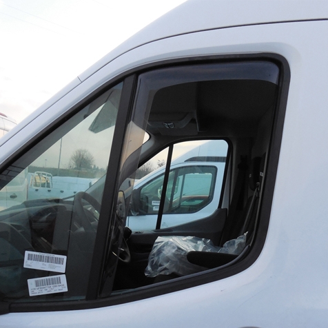 Per FORD Transit (Mk7) 2013> Coppia Deflettori Aria Antivento Anteriori