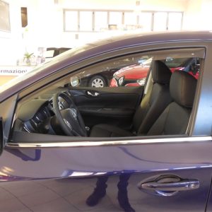 Per NISSAN Pulsar (C13) 2014> Coppia Deflettori Aria Antivento Anteriori