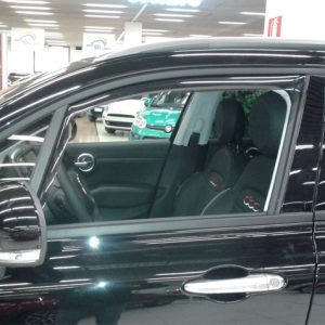 Per FIAT 500X (334) 2214> Coppia Deflettori Aria Antivento Anteriori