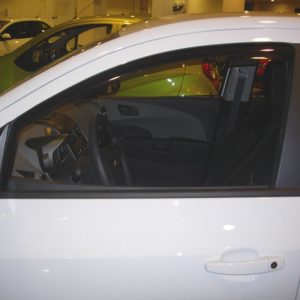 Per CHEVROLET Aveo 5p. (T300) 2011> Coppia Deflettori Aria Antivento Anteriori