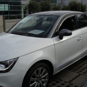 Per AUDI A1 5p. Sportback (8X) 2011>2018 Coppia Deflettori Aria Antivento Anteriori