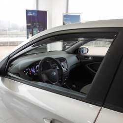 Per HYUNDAI i20 II 5p. (GB, IB) 2014>2020 Coppia Deflettori Aria Antivento Anteriori