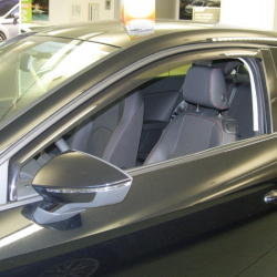 Per SEAT Leon III 5p. (5F, 5F1) 2012>2020 Coppia Deflettori Aria Antivento Anteriori