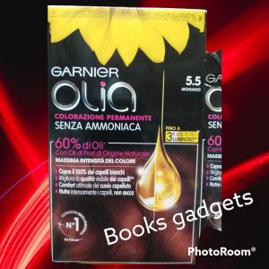 1 Conf. Garnier Olia N°5.5 Mogano Tintura Capelli Permanente senza Ammoniaca