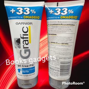 8 pezzi Garnier Grafic Gel Capelli Crea-Fix Fissaggio Forte Lunga Durata 200ml