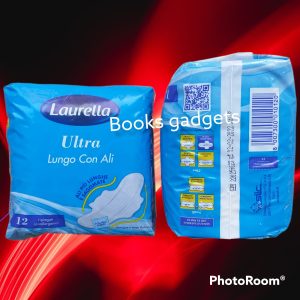 9 Conf. (108 Assorbenti ) Laurella Ultra Lungo con Ali più lunghe e Sagomate