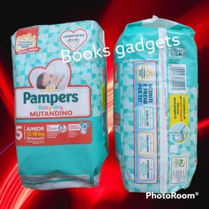 8 Pacchi (112 Mutandine) Pampers Baby Dry Mutandino Pannolino Tg. 5 (15/18 Kg)