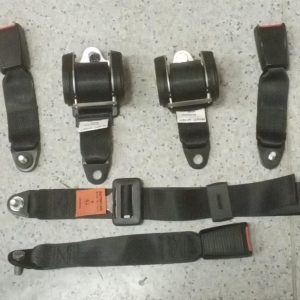 Kit Cinture Sicurezza Posteriori Automatiche con 3 Punti con Arrotolatore 3 Posti