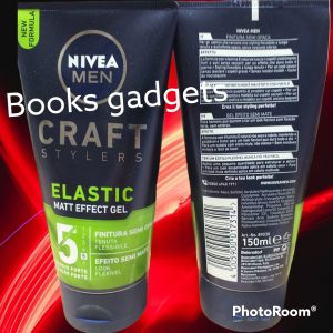 2 pezzi Nivea Men Gel Capelli Craft Stylers ELASTIC 5 Fissaggio Forte Finitura Semi Opaca