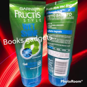 8 pezzi Garnier Fructis Style WET SHINE Gel Fissaggio Forte 3 Effetto Bagnato 200ml