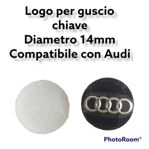 Per Audio Logo Adesivo 14mm per Guscio Cover Chiave
