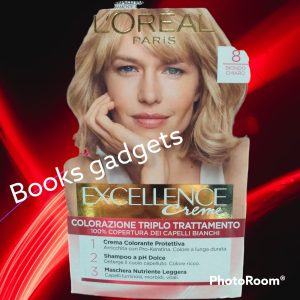 1 Conf. L'oreal Excellence Creme N°8 Biondo Chiaro Tintura Triplo Trattamento Capelli