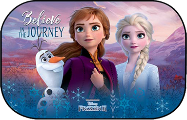 1 pezzo Tendina Parasole Fissaggio a Ventosa FROZEN 2 IN THE JOURNEY 60X40cm