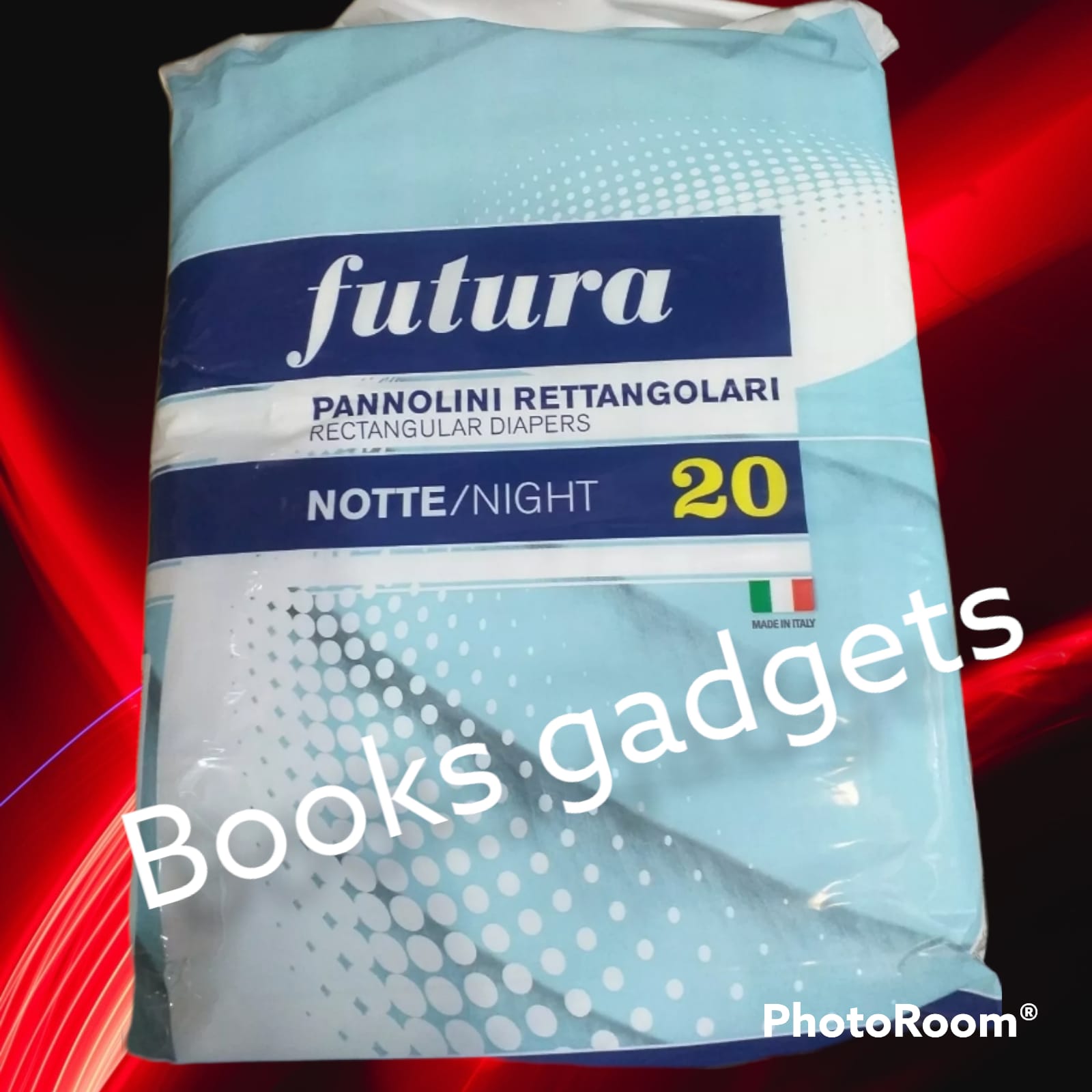 1 Pacco (20 Pannolini) Futura Rettangolari Notte Pannoloni per Incontinenti