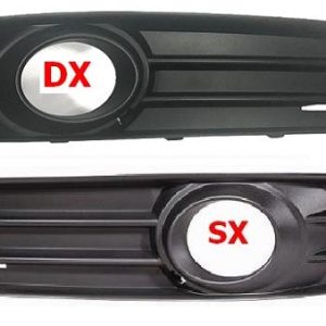 Compatibile Audi A3 Sportback 5p S-Line 07/08>07/12 Griglia Fendinebbia Dx Nero