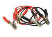 Coppia Cavi Batteria con Pinze 200ah Lunghezza Cavi 2,5mt per Auto a Benzina fino a 1500cc