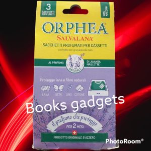 9 Conf. Orphea Salvalana (36 Sacchetti) Profumati per Cassetti al Profumo di Lavanda Maillette Protegge Lana Seta Lino Cotone
