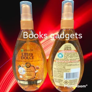 2 pezzi Garnier Ultra Dolce Olio Nutriente Multiuso per Tutti i Tipi di Capelli Argan & Camelia