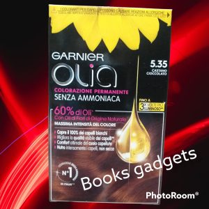 1 Conf. Garnier Olia 5.35 Castano Cioccolato Tintura Capelli Permanente senza Ammoniaca
