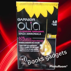 1 Conf. Garnier Olia N°4 Castano Scuro Tintura Capelli Permanente senza Ammoniaca