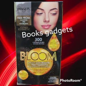 3 pezzi BLOOM Dikson Tintura Capelli Trattamento Rigenerante N°300 Castano Scuro