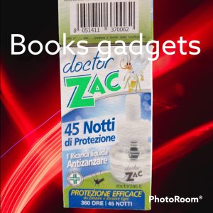 8 pezzi Doctor Zac Ricarica Liquida per Diffusore Elettrico per Zanzare 45 Notti