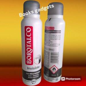 9 pezzi Borotalco Invisible Deo Spray Deodorante Anti-Macchie 150ml