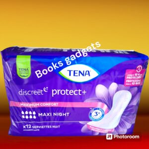 1 Conf. (12 Assorbenti) Tena Discreet Maxi Night Notte Perdite Urine per Incontinenti