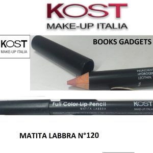9 Pezzi Kost Make Up Italia N°120 Matita Labbra Colore Carne Full Color Lip Pencil
