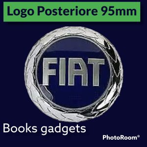 Per Fiat Punto dal 2005 Logo Fregio Badge Posteriore 95mm Blu