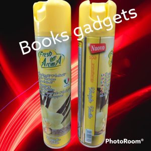 8 pezzi Fresh Aroma Spray 3 in 1 Deodorante per Ambienti Vaniglia 300ml