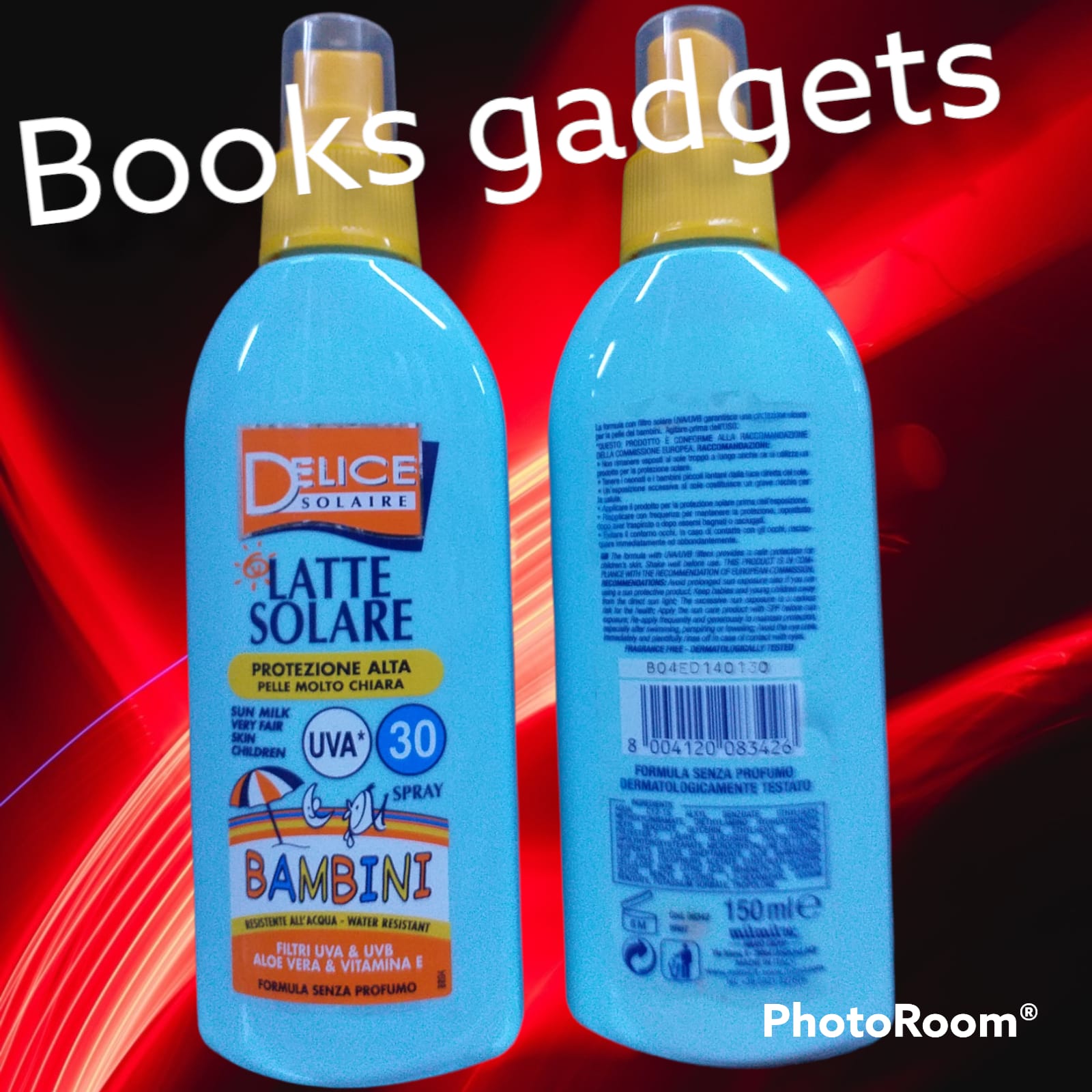 1 pezzo Delice Solaire Spray Latte Solare Bambini SPF30+ Filtri UVA & UVB Aloe Vera & Vitamina E 150ml