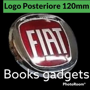 Per Fiat Ducato Logo Fregio Badge Posteriore con 3 Perni 120mm Rosso