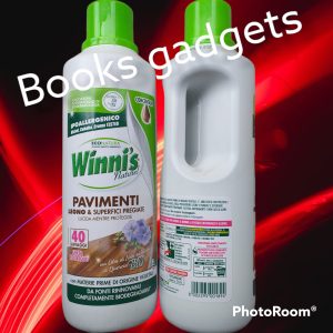 8 pezzi Winni's Detergente Pavimenti Legno & Superfici Pregiate Olio Lino 40 Lavaggi