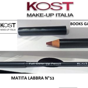 9 Pezzi Kost Make Up Italia N°53 Matita Labbra Colore Marrone Full Color Lip Pencil