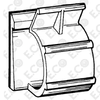 Per Renault/Lancia /Iveco/Fiat/Alfa Romeo Kit 2pz Fermacavo Fermatubo Cablaggi Vano Abitacolo Ø max.:16.00 - immagine 2