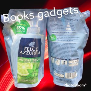 9 pezzi Felce Azzurra Ricarica Sapone Liquido con Antibatterico Menta e Lime 500ml