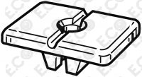 Per Fiat Panda 2003>2012 Madrevite in Plastica per Fissaggio Paraurti
